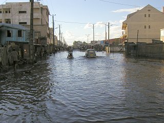 Überschwemmung in Andravoahangy
